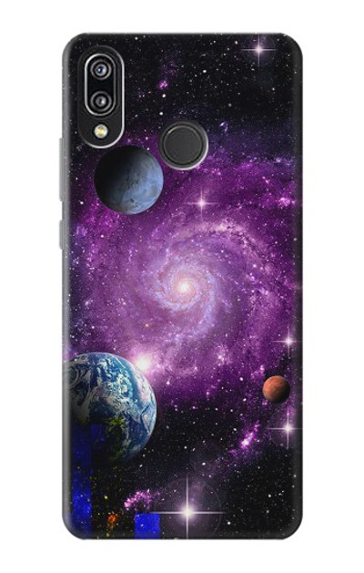 S3689 Galaxy Outer Space Planet Case Cover Custodia per Huawei P20 Lite