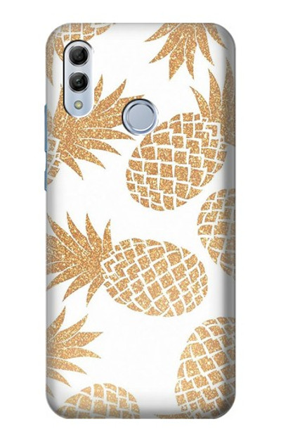 S3718 Seamless Pineapple Case Cover Custodia per Huawei Honor 10 Lite, Huawei P Smart 2019