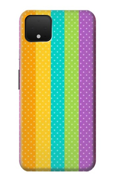 S3678 Colorful Rainbow Vertical Case Cover Custodia per Google Pixel 4 XL