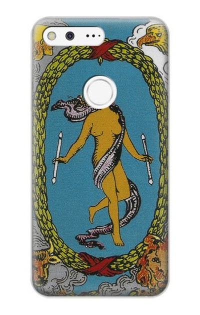 S3746 Tarot Card The World Case Cover Custodia per Google Pixel XL