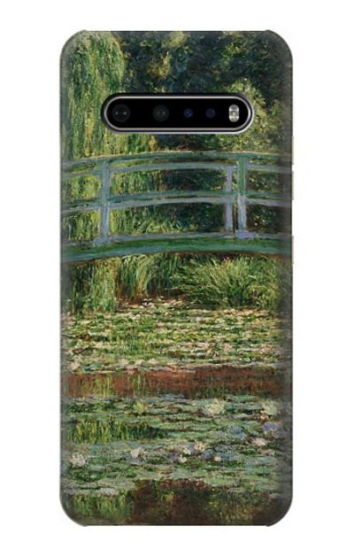 S3674 Claude Monet Footbridge and Water Lily Pool Case Cover Custodia per LG V60 ThinQ 5G