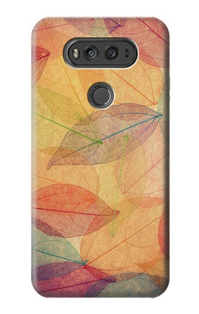 S3686 Fall Season Leaf Autumn Case Cover Custodia per LG V20