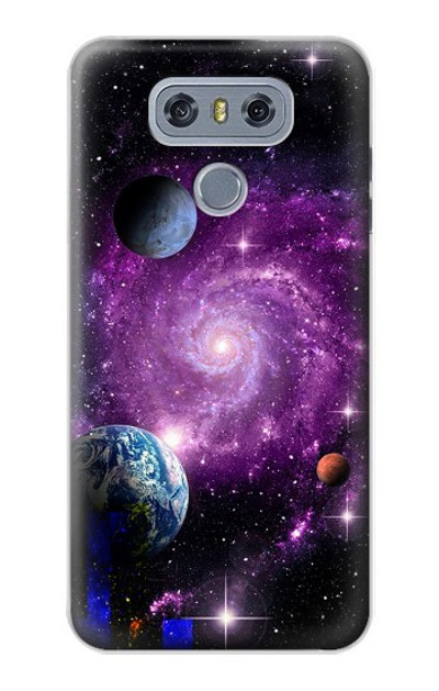 S3689 Galaxy Outer Space Planet Case Cover Custodia per LG G6
