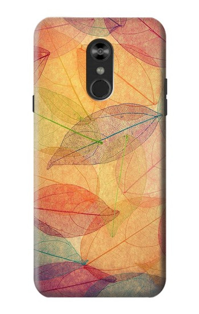 S3686 Fall Season Leaf Autumn Case Cover Custodia per LG Q Stylo 4, LG Q Stylus