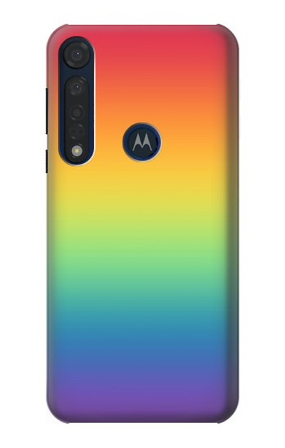 S3698 LGBT Gradient Pride Flag Case Cover Custodia per Motorola Moto G8 Plus