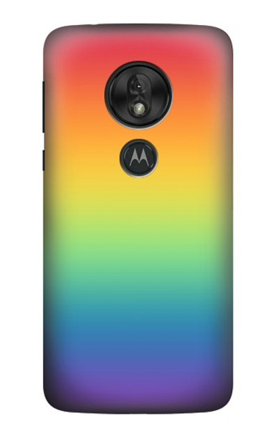 S3698 LGBT Gradient Pride Flag Case Cover Custodia per Motorola Moto G7 Power