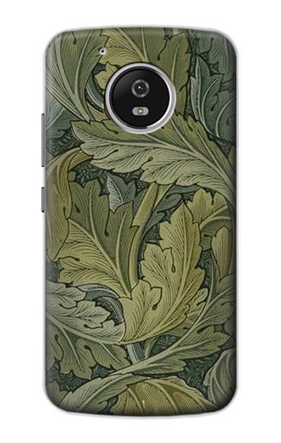 S3790 William Morris Acanthus Leaves Case Cover Custodia per Motorola Moto G5