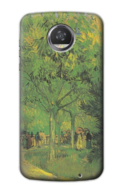 S3748 Van Gogh A Lane in a Public Garden Case Cover Custodia per Motorola Moto Z2 Play, Z2 Force