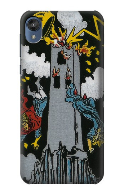 S3745 Tarot Card The Tower Case Cover Custodia per Motorola Moto E6, Moto E (6th Gen)