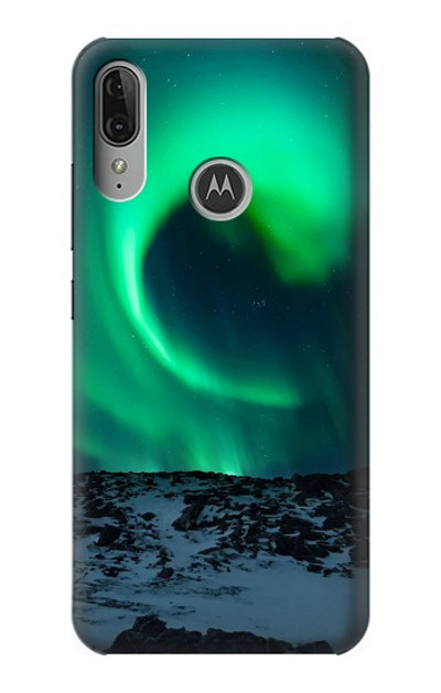 S3667 Aurora Northern Light Case Cover Custodia per Motorola Moto E6 Plus, Moto E6s