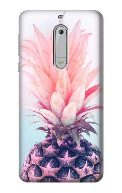 S3711 Pink Pineapple Case Cover Custodia per Nokia 5