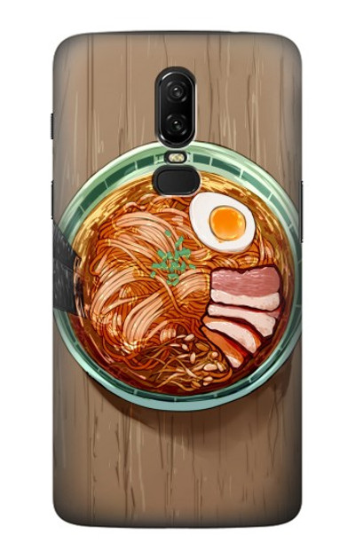 S3756 Ramen Noodles Case Cover Custodia per OnePlus 6