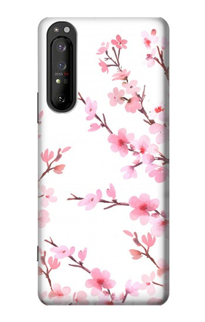 S3707 Pink Cherry Blossom Spring Flower Case Cover Custodia per Sony Xperia 1 II