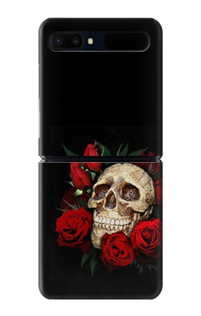 S3753 Dark Gothic Goth Skull Roses Case Cover Custodia per Samsung Galaxy Z Flip 5G