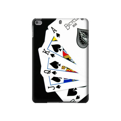 S1078 Poker Royal Straight Flush Case Cover Custodia per iPad mini 4, iPad mini 5, iPad mini 5 (2019)