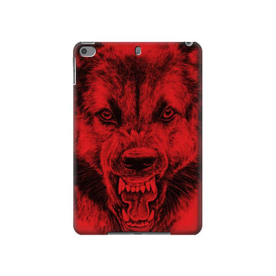S1090 Red Wolf Case Cover Custodia per iPad mini 4, iPad mini 5, iPad mini 5 (2019)