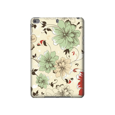 S2179 Flower Floral Vintage Art Pattern Case Cover Custodia per iPad mini 4, iPad mini 5, iPad mini 5 (2019)