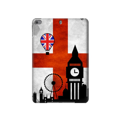 S2979 England Football Soccer Case Cover Custodia per iPad mini 4, iPad mini 5, iPad mini 5 (2019)