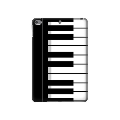 S3078 Black and White Piano Keyboard Case Cover Custodia per iPad mini 4, iPad mini 5, iPad mini 5 (2019)