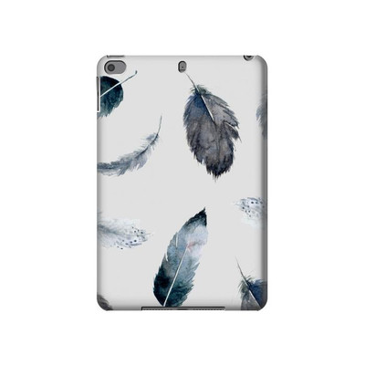 S3085 Feather Paint Pattern Case Cover Custodia per iPad mini 4, iPad mini 5, iPad mini 5 (2019)