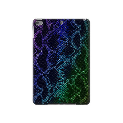 S3366 Rainbow Python Skin Graphic Print Case Cover Custodia per iPad mini 4, iPad mini 5, iPad mini 5 (2019)