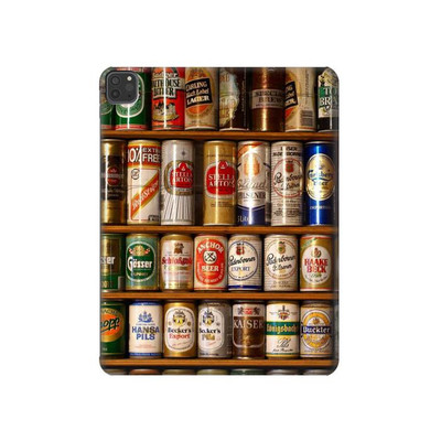 S0983 Beer Cans Collection Case Cover Custodia per iPad Pro 11 (2021,2020,2018, 3rd, 2nd, 1st)