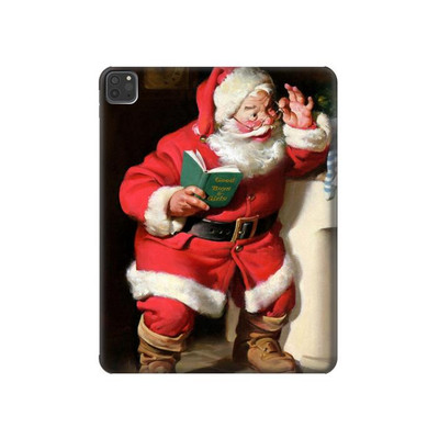 S1417 Santa Claus Merry Xmas Case Cover Custodia per iPad Pro 11 (2021,2020,2018, 3rd, 2nd, 1st)