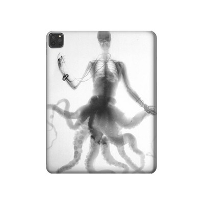 S1432 Skull Octopus X-ray Case Cover Custodia per iPad Pro 11 (2021,2020,2018, 3rd, 2nd, 1st) S1432 Skull Octopus X-ray Case Cover Custodia per iPad Pro 11 (2021,2020,2018, 3rd, 2nd, 1st)