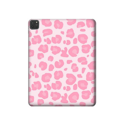 S2213 Pink Leopard Pattern Case Cover Custodia per iPad Pro 11 (2021,2020,2018, 3rd, 2nd, 1st)