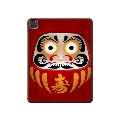 S3023 Japan Good Luck Daruma Doll Case Cover Custodia per iPad Pro 11 (2021,2020,2018, 3rd, 2nd, 1st)