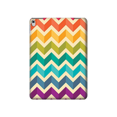 S2362 Rainbow Colorful Shavron Zig Zag Pattern Case Cover Custodia per iPad Air 2, iPad 9.7 (2017,2018), iPad 6, iPad 5