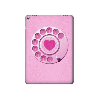 S2847 Pink Retro Rotary Phone Case Cover Custodia per iPad Air 2, iPad 9.7 (2017,2018), iPad 6, iPad 5