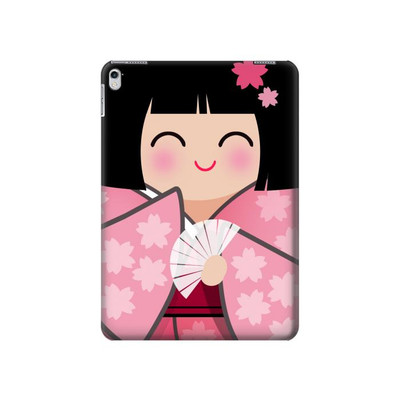 S3042 Japan Girl Hina Doll Kimono Sakura Case Cover Custodia per iPad Air 2, iPad 9.7 (2017,2018), iPad 6, iPad 5