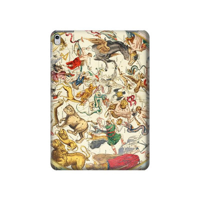 S3145 Antique Constellation Star Sky Map Case Cover Custodia per iPad Air 2, iPad 9.7 (2017,2018), iPad 6, iPad 5