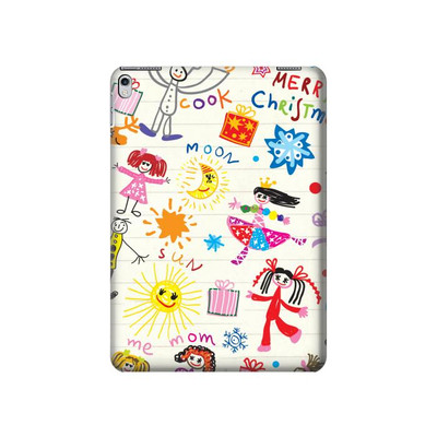 S3280 Kids Drawing Case Cover Custodia per iPad Air 2, iPad 9.7 (2017,2018), iPad 6, iPad 5