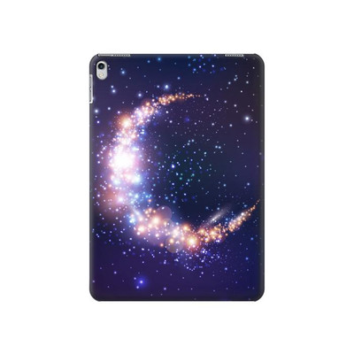 S3324 Crescent Moon Galaxy Case Cover Custodia per iPad 9.7 (2017,2018), iPad 6, iPad 5