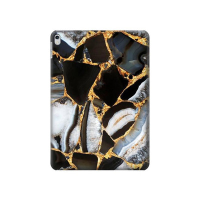 S3419 Gold Marble Graphic Print Case Cover Custodia per iPad Air 2, iPad 9.7 (2017,2018), iPad 6, iPad 5