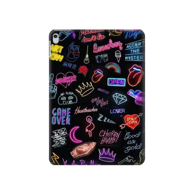 S3433 Vintage Neon Graphic Case Cover Custodia per iPad Air 2, iPad 9.7 (2017,2018), iPad 6, iPad 5