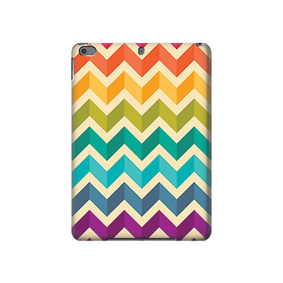 S2362 Rainbow Colorful Shavron Zig Zag Pattern Case Cover Custodia per iPad Pro 10.5, iPad Air (2019, 3rd)