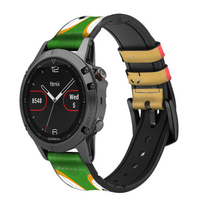 CA0432 Frog Bee Cute Cartoon Cinturino in pelle e silicone Smartwatch per Garmin Smartwatch