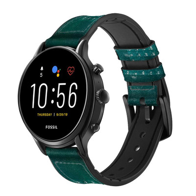 CA0110 Chemistry Periodic Table Cinturino in pelle e silicone Smartwatch per Fossil Smartwatch