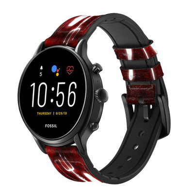 CA0329 Sexy Devil Girl Cinturino in pelle e silicone Smartwatch per Fossil Smartwatch