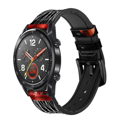 CA0007 Basketball Cinturino in pelle e silicone Smartwatch per Wristwatch Smartwatch