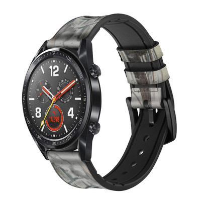 CA0099 Indian Chief Cinturino in pelle e silicone Smartwatch per Wristwatch Smartwatch