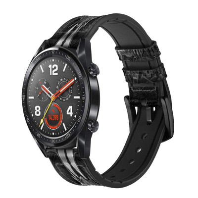 CA0111 Gargoyle Devil Demon Cinturino in pelle e silicone Smartwatch per Wristwatch Smartwatch