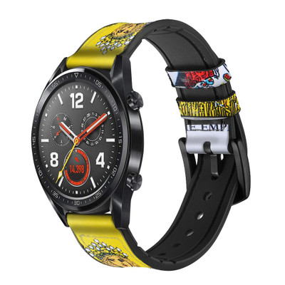 CA0451 Tarot Card The Empress Cinturino in pelle e silicone Smartwatch per Wristwatch Smartwatch