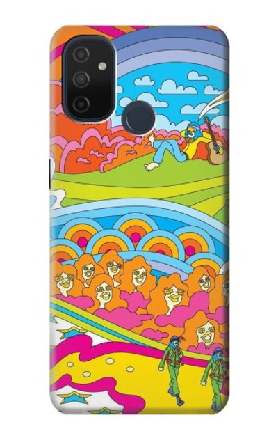 S3407 Hippie Art Case Cover Custodia per OnePlus Nord N100