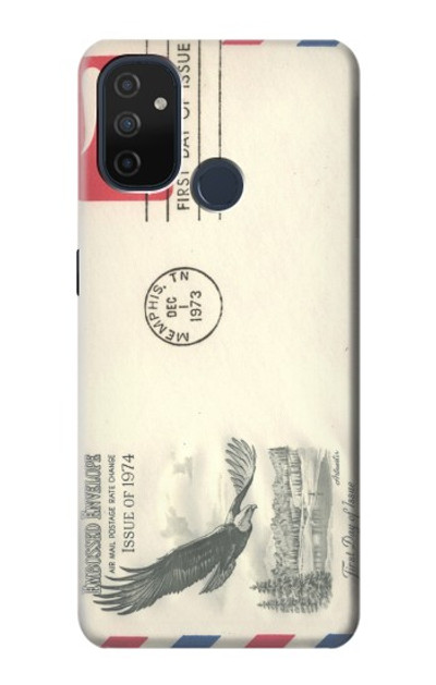 S3551 Vintage Airmail Envelope Art Case Cover Custodia per OnePlus Nord N100