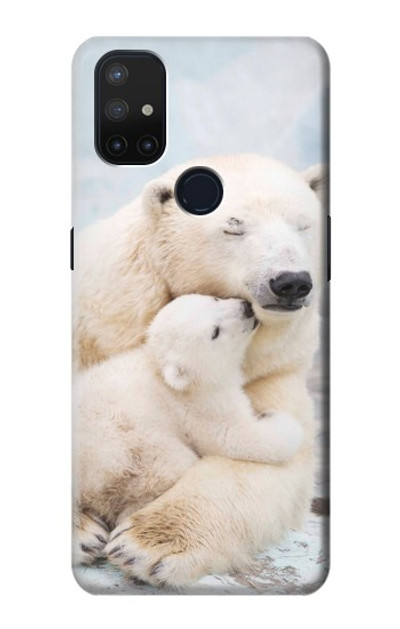S3373 Polar Bear Hug Family Case Cover Custodia per OnePlus Nord N10 5G