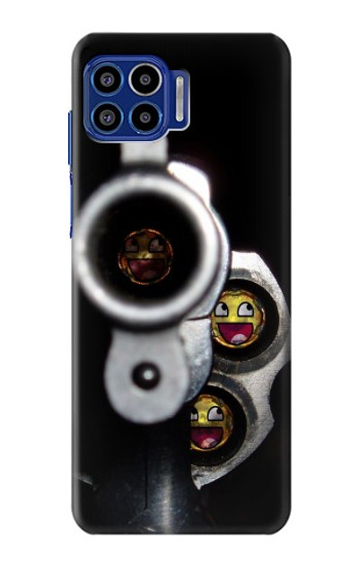 S1109 Smile Bullet Gun Case Cover Custodia per Motorola One 5G